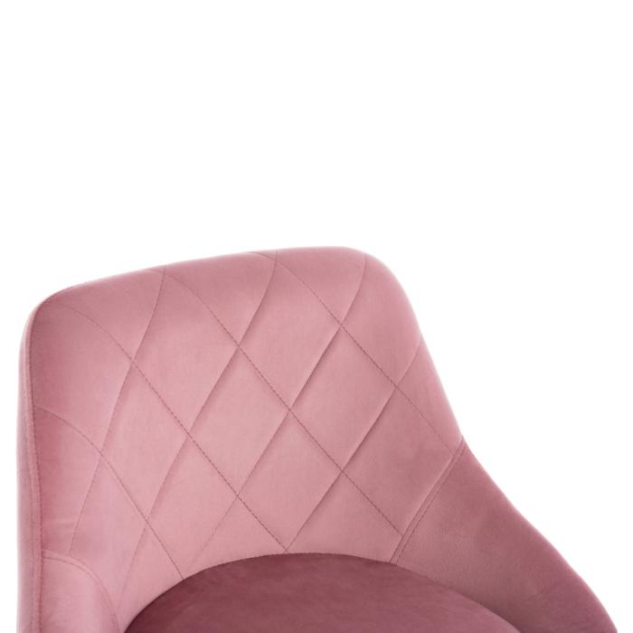 ΣΚΑΜΠΟ ΜΠΑΡ ROSE HM204.42 ΜΕ ΑΜΟΡΤΙΣΕΡ ΧΡΩΜΙΟΥ & ΣΑΠΙΟ ΜΗΛΟ ΒΕΛΟΥΔΟ 48x45x105Υεκ.