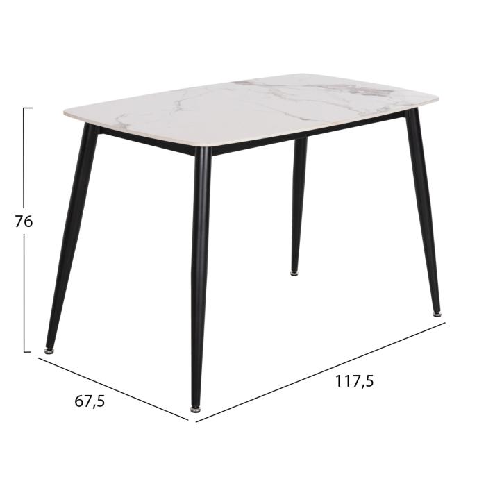 ΣΕΤ ΤΡΑΠΕΖΑΡΙΑΣ 5ΤΜΧ LATRELL HM21192 ΤΡΑΠΕΖΙ ΚΕΡΑΜΙΚΟ TOP-ΒΕΛΟΥΔΟ ΓΚΡΙ ΚΑΡΕΚΛΕΣ