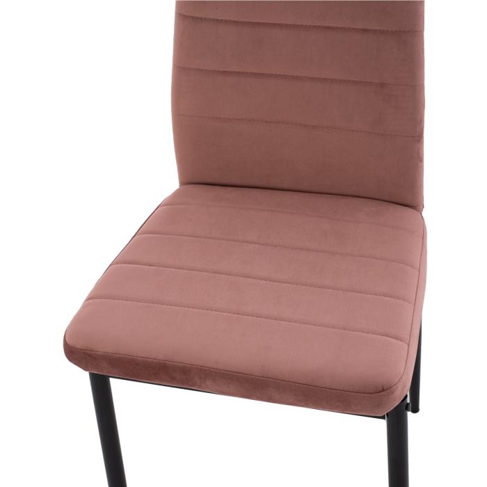 ΣΕΤ ΤΡΑΠΕΖΑΡΙΑΣ 5ΤΜΧ LADY HM21199.02 ΓΥΑΛΙ--ΜΕΤΑΛΛΟ ΣΕ ΜΑΥΡΟ & ΒΕΛΟΥΔΟ ΣΑΠΙΟ ΜΗΛΟ