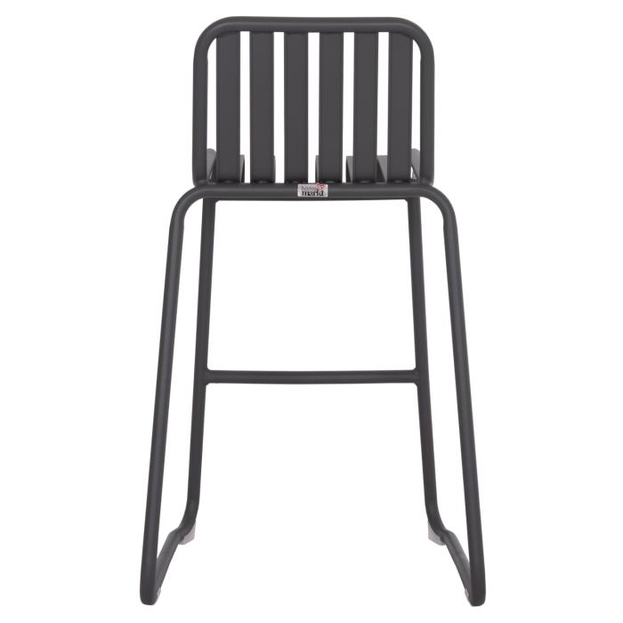 ΣΚΑΜΠΟ ΜΠΑΡ ΑΛΟΥΜΙΝΙΟΥ RACHEL HM6341.01 ΓΚΡΙ 47x56,5x98,5Υεκ.