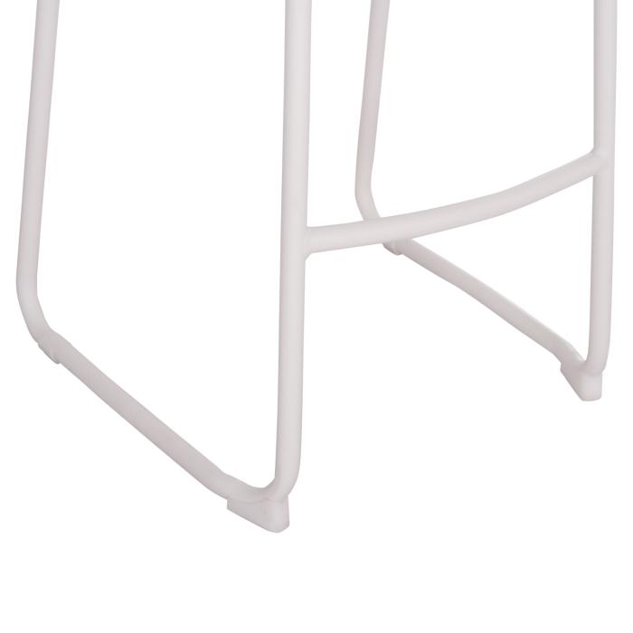 ΣΚΑΜΠΟ ΜΠΑΡ ΑΛΟΥΜΙΝΙΟΥ RACHEL HM6341.02 ΛΕΥΚΟ 47x56,5x98,5Υεκ.
