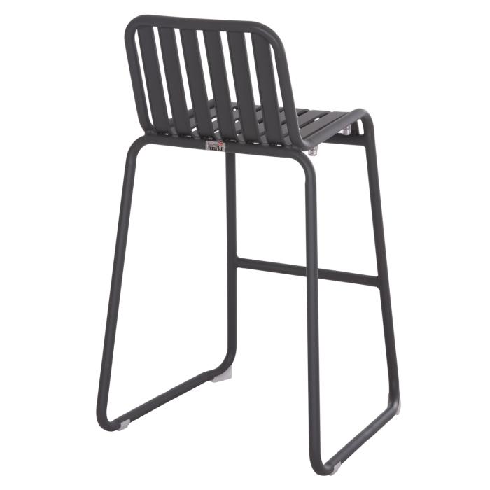 ΣΚΑΜΠΟ ΜΠΑΡ ΑΛΟΥΜΙΝΙΟΥ RACHEL HM6341.01 ΓΚΡΙ 47x56,5x98,5Υεκ.