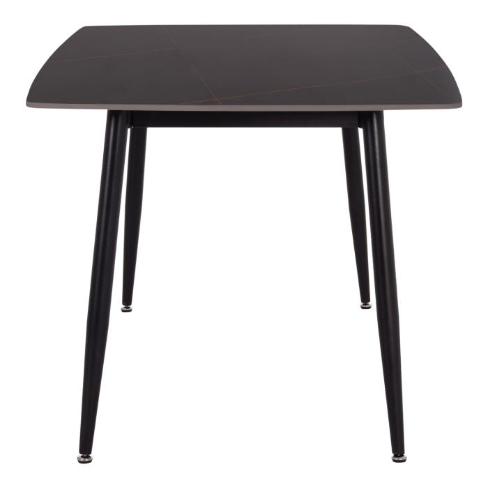 ΤΡΑΠΕΖΙ RAVEN HM18150.02 ΚΕΡΑΜΙΚΟ TOP ΜΕ ΟΨΗ ΜΑΥΡΟ ΜΑΡΜΑΡΟ 160x80x74Υεκ.