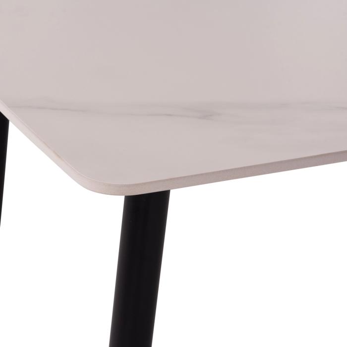 ΣΕΤ ΤΡΑΠΕΖΑΡΙΑΣ 5ΤΜΧ RAVEN HM21068.01 ΚΕΡΑΜΙΚΟ TOP ΛΕΥΚΟ ΜΑΡΜΑΡΟ--ΜΠΕΖ ΥΦΑΣΜΑ