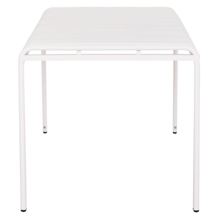 ΤΡΑΠΕΖΙ ΑΛΟΥΜΙΝΙΟΥ RACHEL HM6339.02 ΛΕΥΚΟ 150x80x75Υεκ.