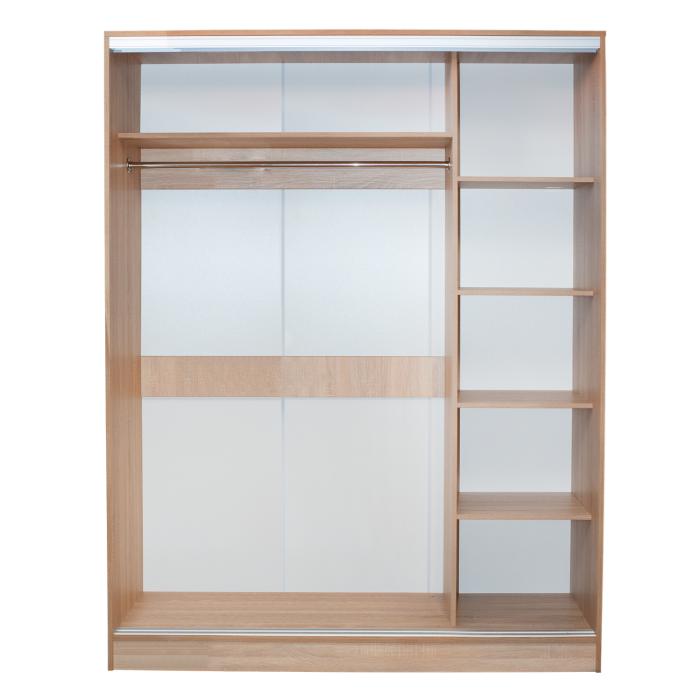 ΣΕΤ ΚΡΕΒΑΤΟΚΑΜΑΡΑΣ 6ΤΜΧ ADLER HM11759 ΜΕΛΑΜΙΝΗ SONAMA OAK-ΓΙΑ ΣΤΡΩΜΑ 160x200εκ