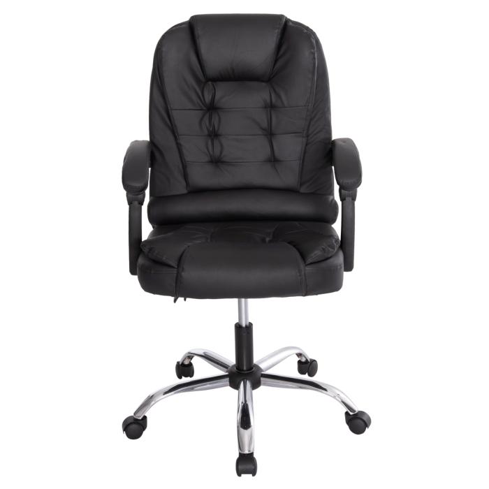 ΚΑΡΕΚΛΑ ΓΡΑΦΕΙΟΥ LAGOM HM1198 ΜΑΥΡO PVC-ΜΕΤΑΛ.ΒΑΣΗ-ΜΑΥΡΟ NYLON ΣΚΕΛΕΤΟΣ 60x70x104Υεκ