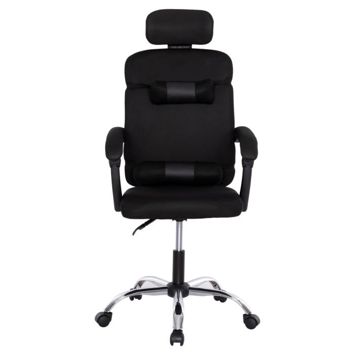 ΚΑΡΕΚΛΑ ΓΡΑΦΕΙΟΥ CRONER HM1196.01 ΜΑΥΡΟ MESH-ΜΕΤΑΛ.ΒΑΣΗ-NYLON ΣΚΕΛΕΤΟΣ 58x99x120Υεκ.