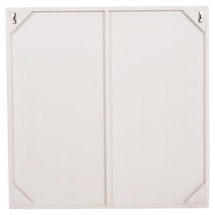 ΠΙΝΑΚΑΣ ΤΕΤΡΑΓΩΝΟΣ ΣΕΙΡΑ SANTORINI HM4517 MDF ΣΕ ΥΠΟΛΕΥΚΟ ΧΡΩΜΑ 80x4,5(πάχος)x80Υεκ.