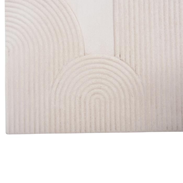 ΠΙΝΑΚΑΣ ΤΕΤΡΑΓΩΝΟΣ ΣΕΙΡΑ SANTORINI HM4517 MDF ΣΕ ΥΠΟΛΕΥΚΟ ΧΡΩΜΑ 80x4,5(πάχος)x80Υεκ.