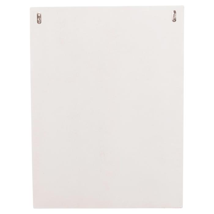 ΠΙΝΑΚΑΣ ΟΡΘΟΓΩΝΙΟΣ ΣΕΙΡΑ SANTORINI HM4518 MDF ΣΕ ΥΠΟΛΕΥΚΟ ΧΡΩΜΑ 60x4(πάχος)x80Υεκ.