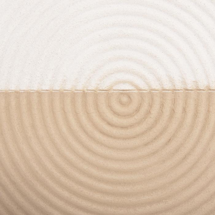 ΠΙΝΑΚΑΣ ΤΕΤΡΑΓΩΝΟΣ ΣΕΙΡΑ SANTORINI HM4519 MDF ΣΕ ΥΠΟΛΕΥΚΟ-ΚΑΦΕ ΧΡΩΜΑ 80x4(πάχος)x80Υεκ.