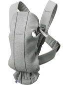 BabyBjorn μάρσιπος Mini 3D Jersey, Light Grey 021072 - pigibebe.gr