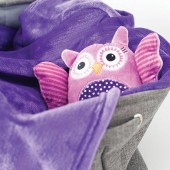 Zoocchini Κουβέρτα Αγκαλιάς &amp;amp; Λίκνου owl Βελουτέ 69x100cm - pigibebe.gr