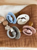 BiBS Πιπίλες 2τμχ Καουτσούκ Boheme 0-6m Khaki/Dusty Blue No1 - pigibebe.gr