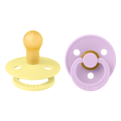 BiBS Πιπίλες 2τμχ Καουτσούκ 6-18m Sunshine / Violet Sky No2 - pigibebe.gr
