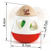 Hape Early Explorer Ξύλινη Κουδουνίστρα Bell Rattle - pigibebe.gr