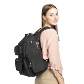 New Born Τσάντα Αλλαξιέρα Backpack My bag - Black - pigibebe.gr