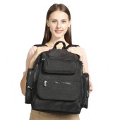 New Born Τσάντα Αλλαξιέρα Backpack My bag - Black - pigibebe.gr