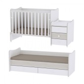 Lorelli Κούνια Μετατρεπόμενο Κρεβάτι Maxi Plus - White Artwood - pigibebe.gr