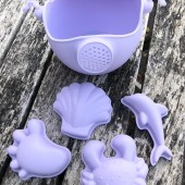 Scrunch Ποτιστήρι Από Ανακυκλώσιμη Σιλικόνη Light Purple  - pigibebe.gr