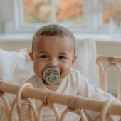 Bibs Πιπίλες Καουτσούκ 6-18m  Boheme Ivory / Blossom 2τμχ No2 - pigibebe.gr