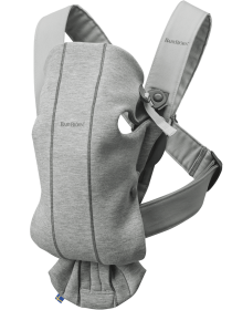 BabyBjorn μάρσιπος Mini 3D Jersey, Light Grey