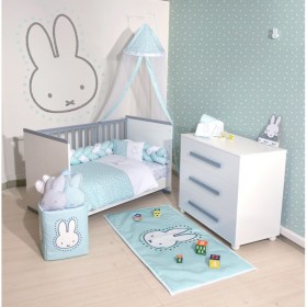 Miffy Σετ Κούνιας 7τμχ 100×140 με Θόλο - Μέντα
