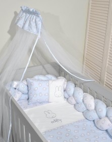 Miffy Σετ Κούνιας 7τμχ 100×140 - Σιέλ