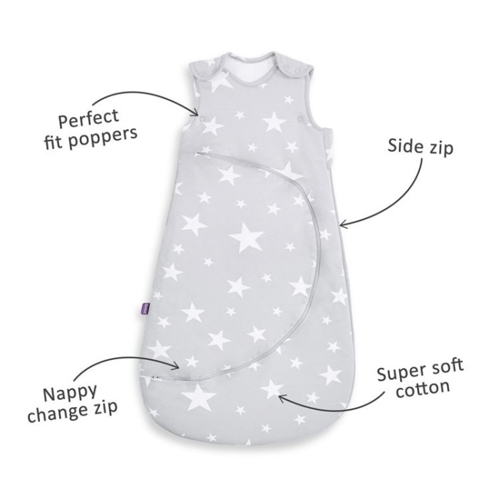 SnuzPouch Υπνόσακος Χειμωνιάτικος 2.5 tog 0-6 μηνών White Stars