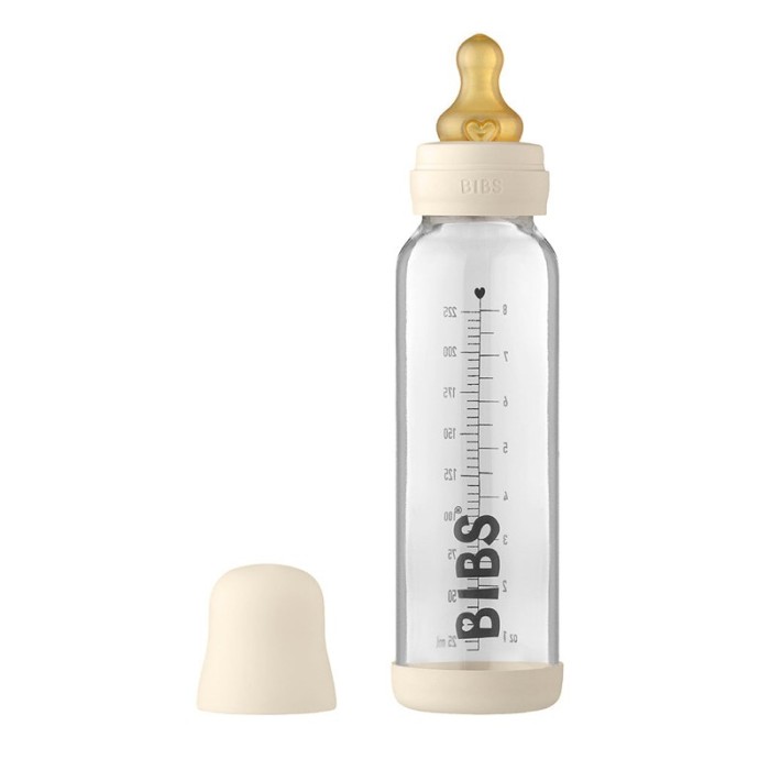 BIBS Μπιμπερό Γυάλινο 225ml Ivory 5014216
