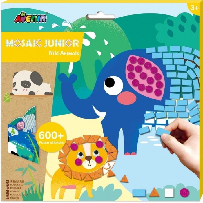 Avenir - Μωσαϊκό Create My 1st story Book Wild Animals