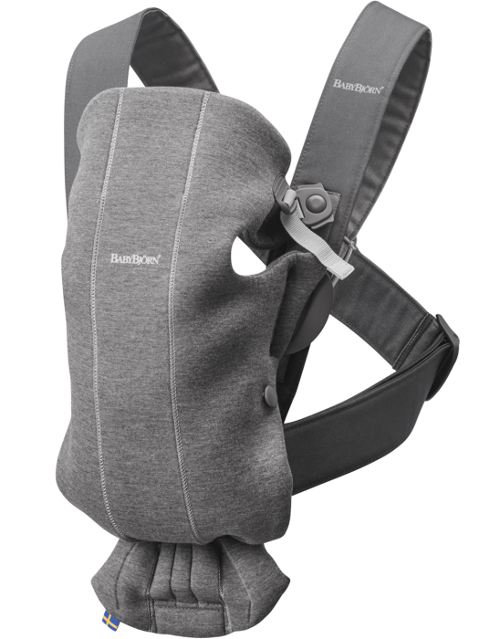 BabyBjorn Μάρσιπος Mini 3D Jersey - Dark Grey