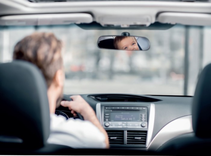Babywise Baby Car Mirror με Περιστροφή 