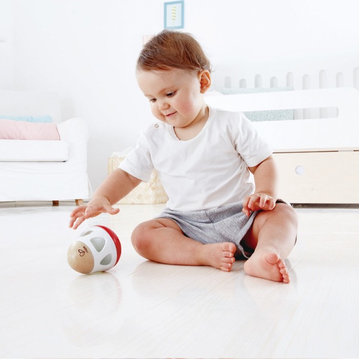 Hape Early Explorer Ξύλινη Κουδουνίστρα Bell Rattle 