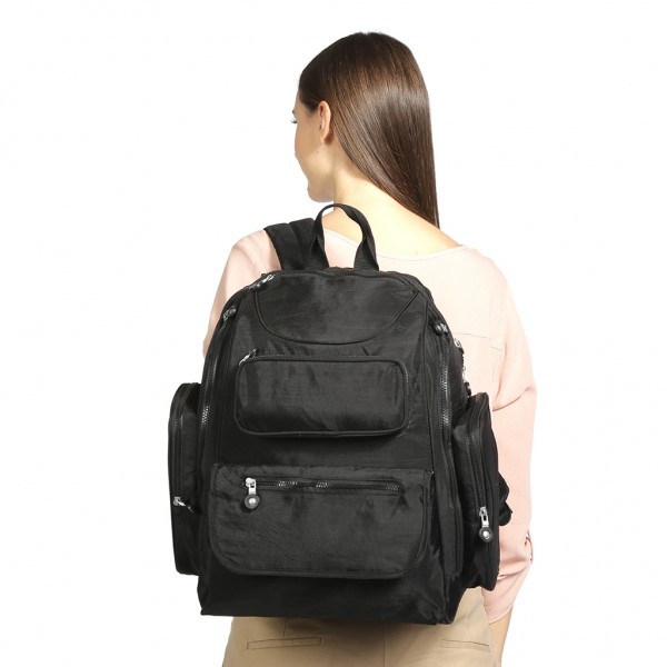 New Born Τσάντα Αλλαξιέρα Backpack My bag - Black