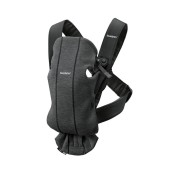 BabyBjorn Μάρσιπος Mini 3D Jersey - Charcoal Grey - pigibebe.gr