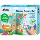 Avenir - Κουτί με 12 Κραγιόν Crayon Activity Treehouse - pigibebe.gr