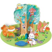 Avenir - Κουτί με 12 Κραγιόν Crayon Activity Treehouse - pigibebe.gr