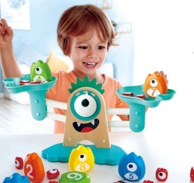 Hape Early Explorer Ξύλινη Ζυγαριά Monster Math Scale