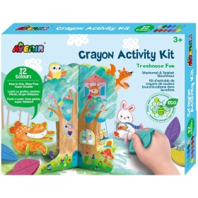 Avenir - Κουτί με 12 Κραγιόν Crayon Activity Treehouse