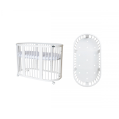 Ingvart Βρεφικό Κρεβάτι Smart Bed 9 σε 1 - White - pigibebe.gr