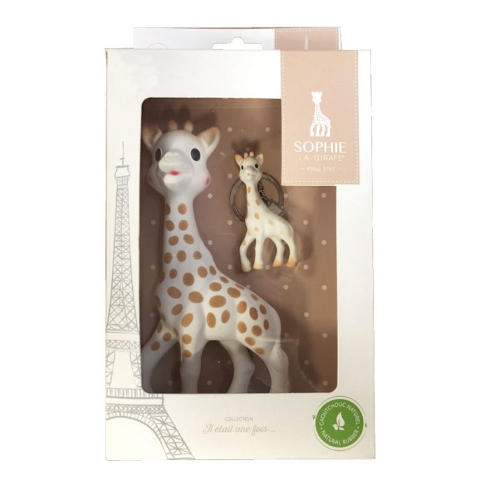 Sophie La Girafe Σετ με Μπρελόκ