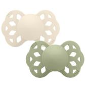 Bibs Πιπίλα Σιλικόνης Σετ 2τμχ Infinity Symmetrical  0-6m - pigibebe.gr