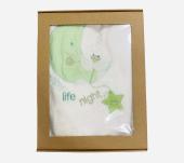 Baby Life Βρεφικό Μπουρνούζι 70x70cm Green Moon - pigibebe.gr