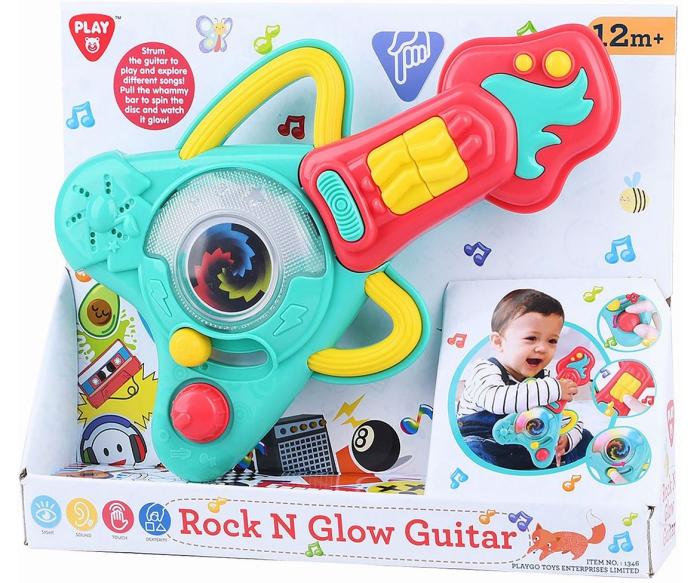 Playgo Rock N Glow Πολύχρωμη Κιθάρα