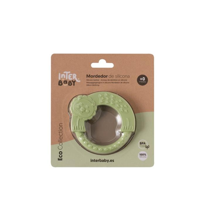 Interbaby Μασητικό Σιλικόνης Olive Green SI014-74