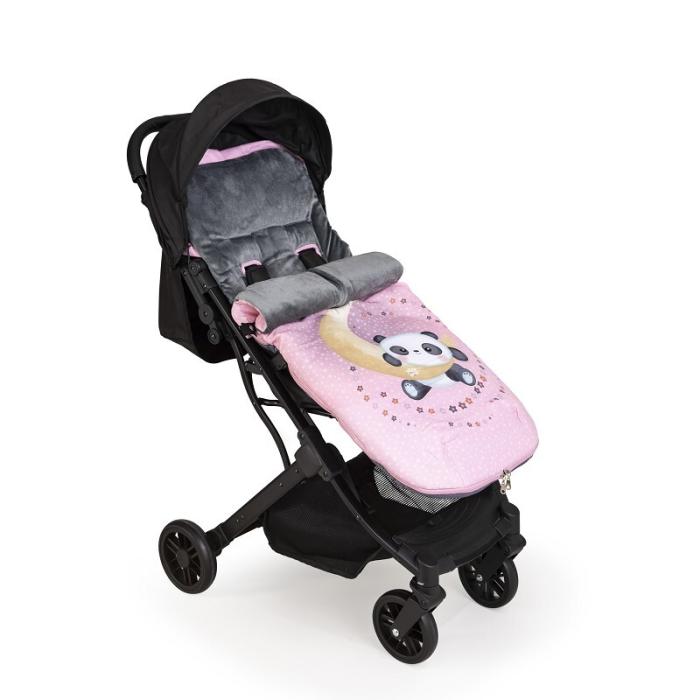 Interbaby Panda Luna Universal Ποδόσακος Καροτσιού Pink