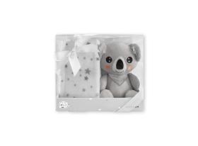 Interbaby Λούτρινο Koala &amp;amp; Κουβέρτα Αγκαλιάς 80X110 Grey