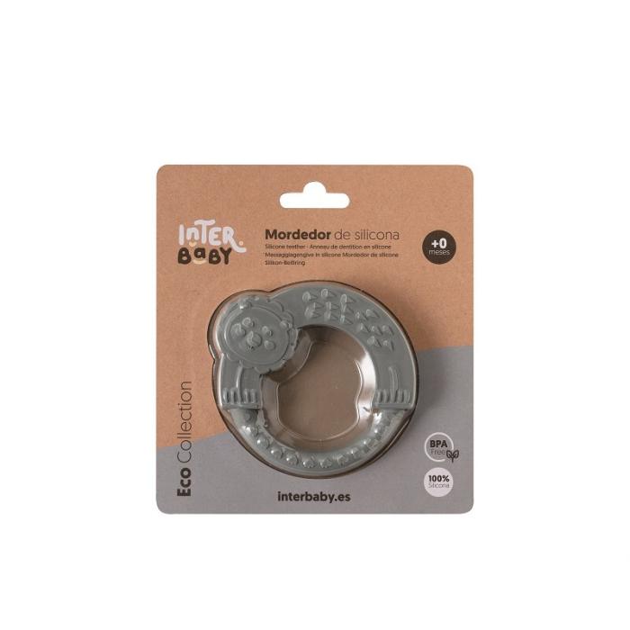 Interbaby Μασητικό Σιλικόνης Petrol Grey SI014-76